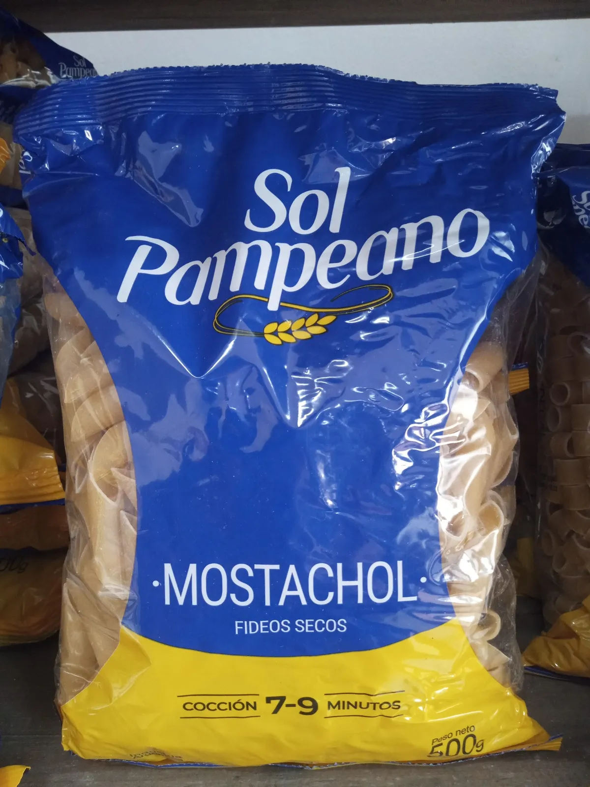 Fideo sol pampeano mostachol