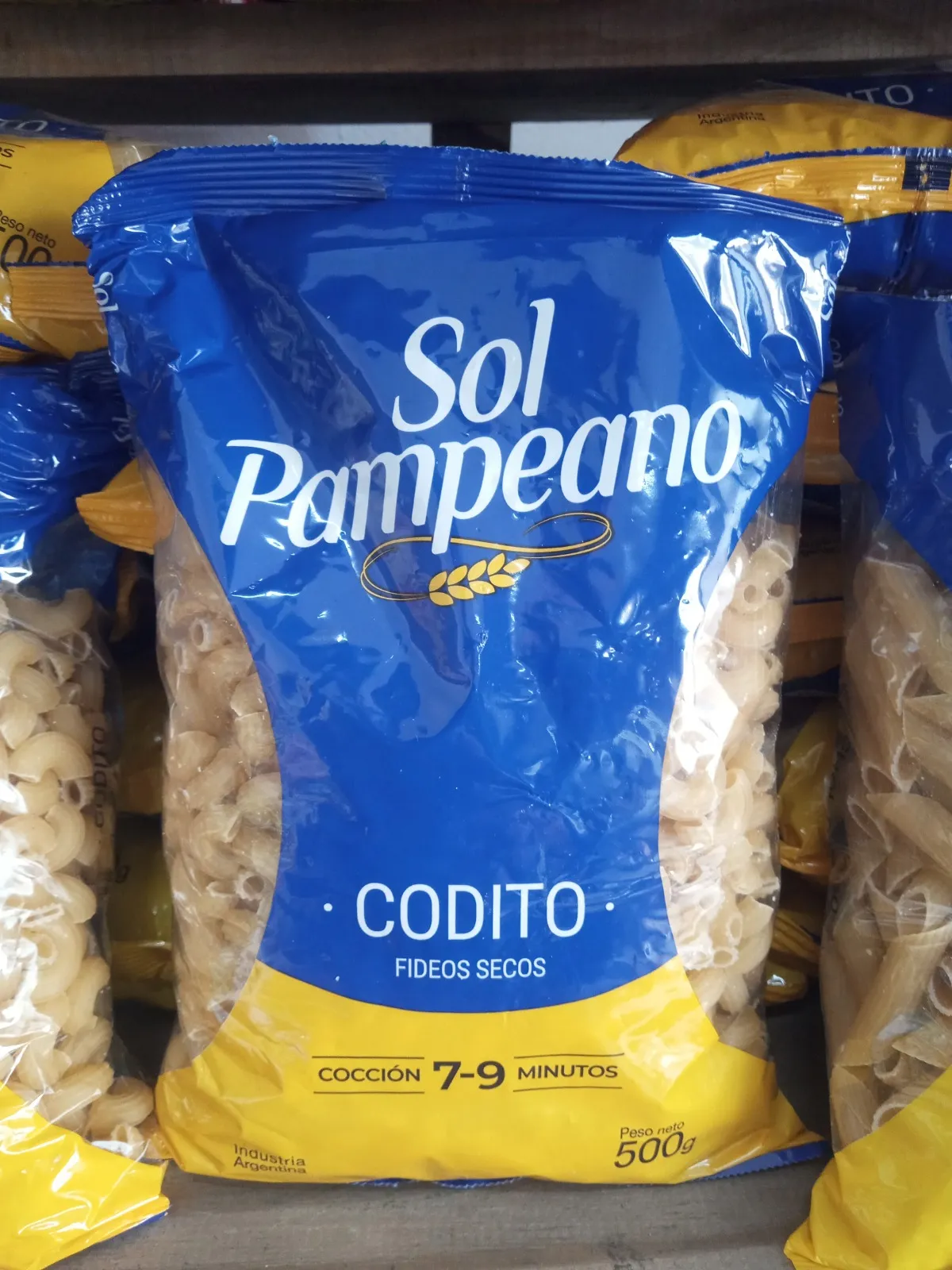 Fideo sol pampeano codito 