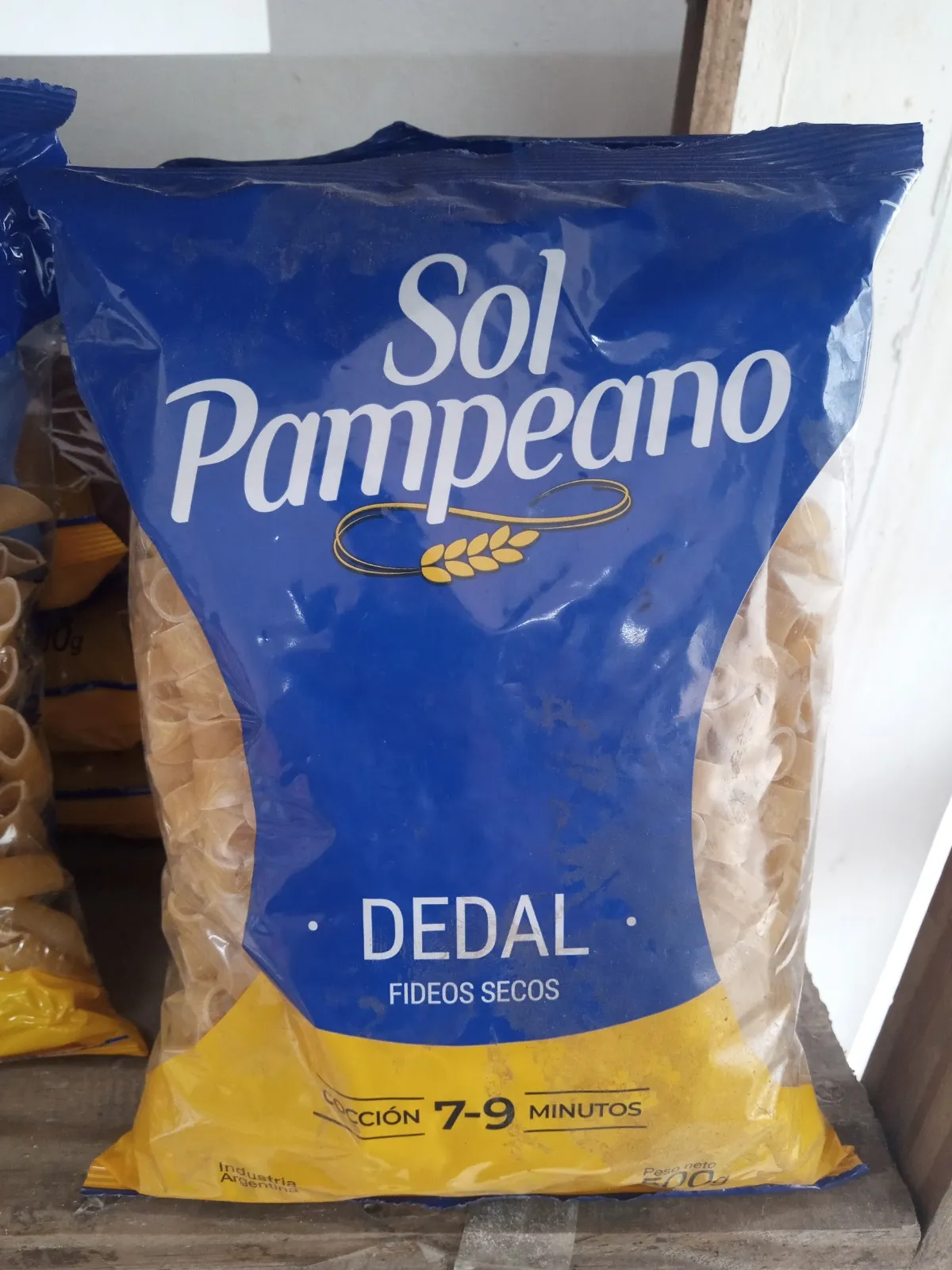 Fideo sol pampeano dedal