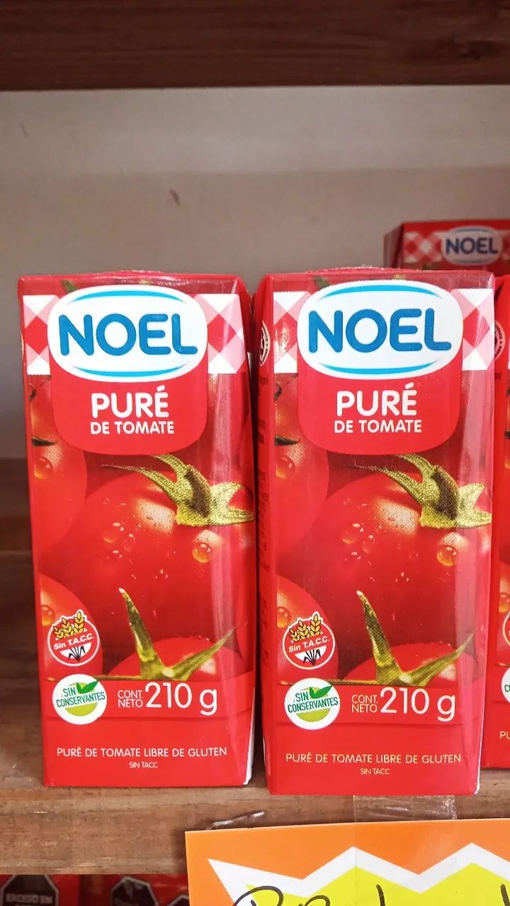 SIN STOCK - Puré tomate Noel 210g