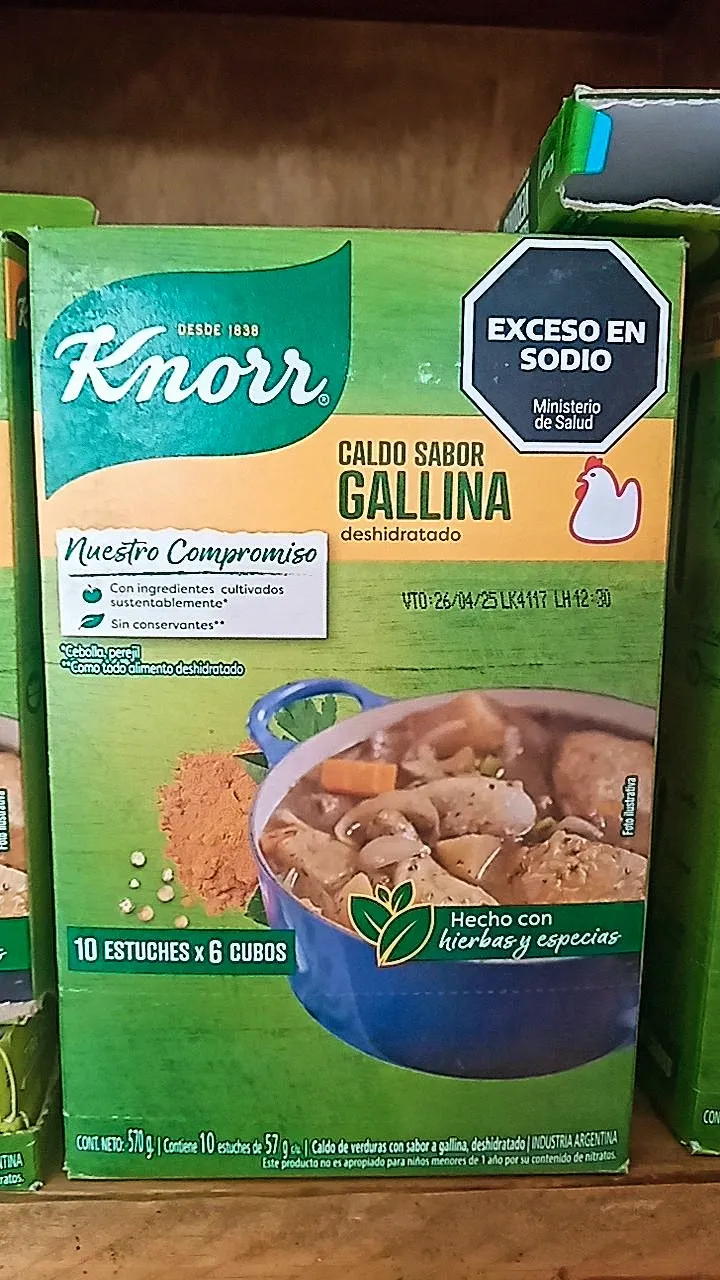 Caldos knorr x6 gallina
