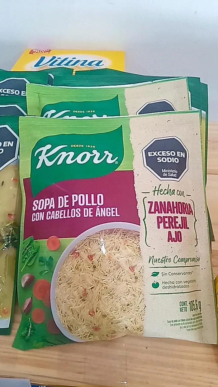 Sopas knorr cabello angel