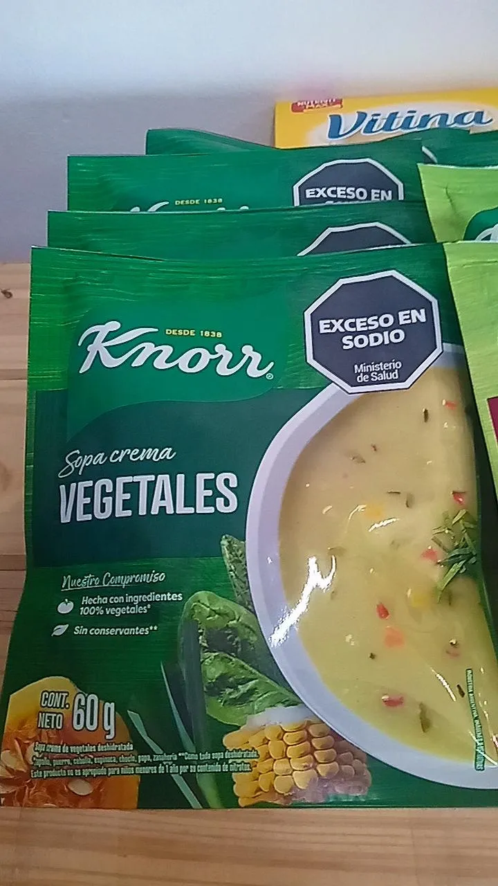 Sopas knorr cabello vegetales