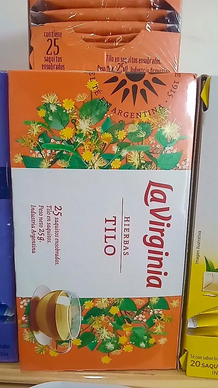 Te la Virginia tilo hierbas