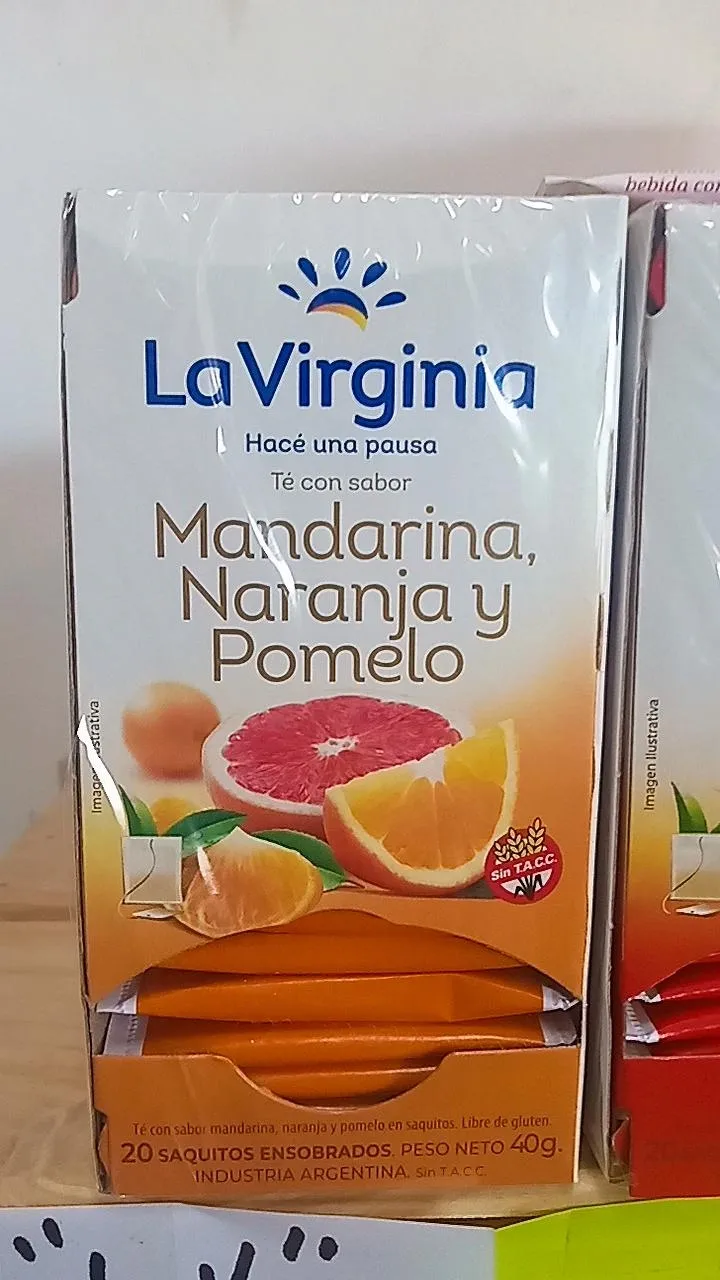 Te la Virginia mand naranj pomelo