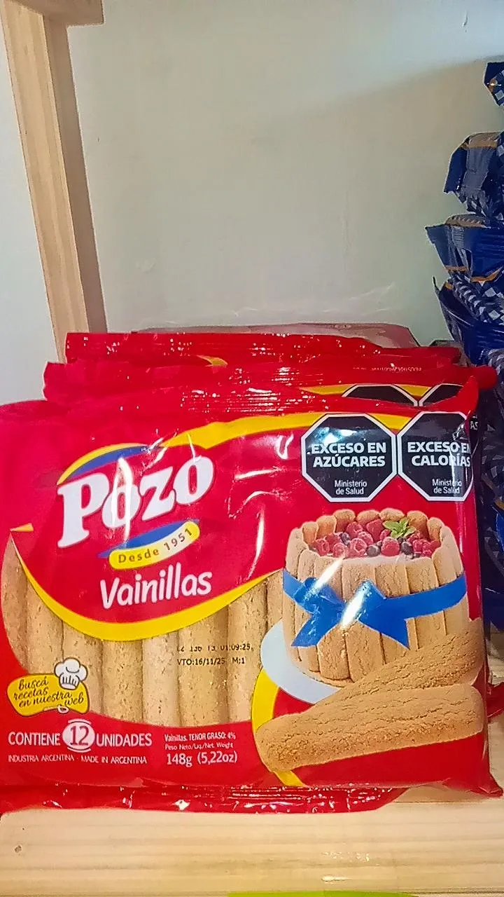 SIN STOCK - Vainillas pozo 148g