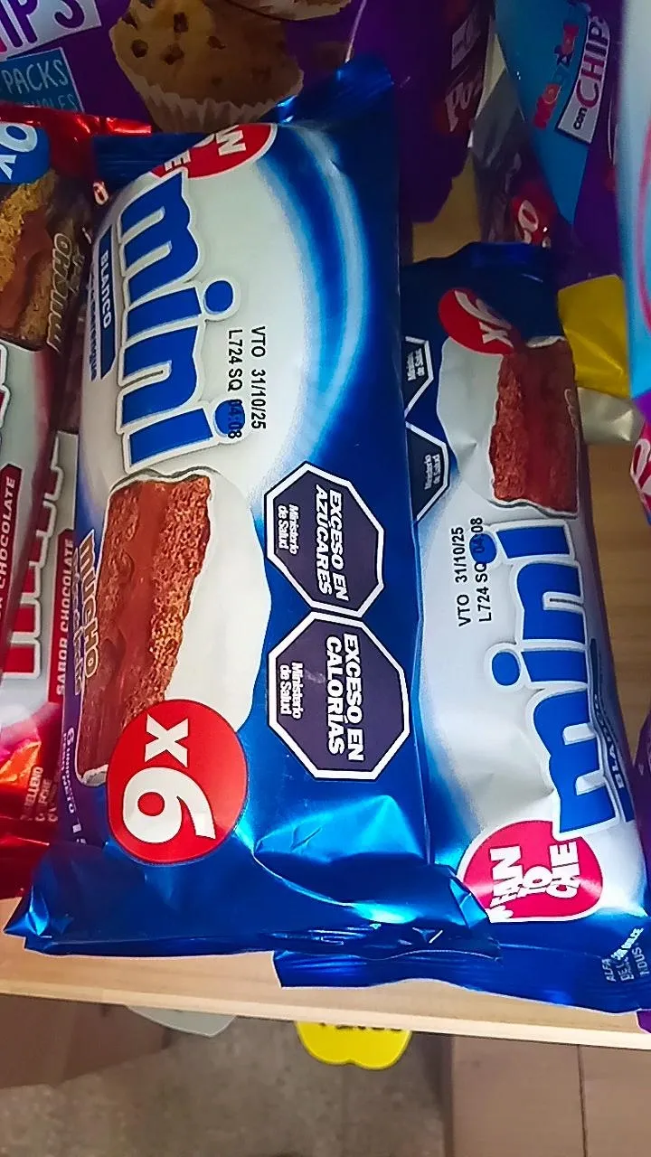 Alfajor fantoche mini blanco