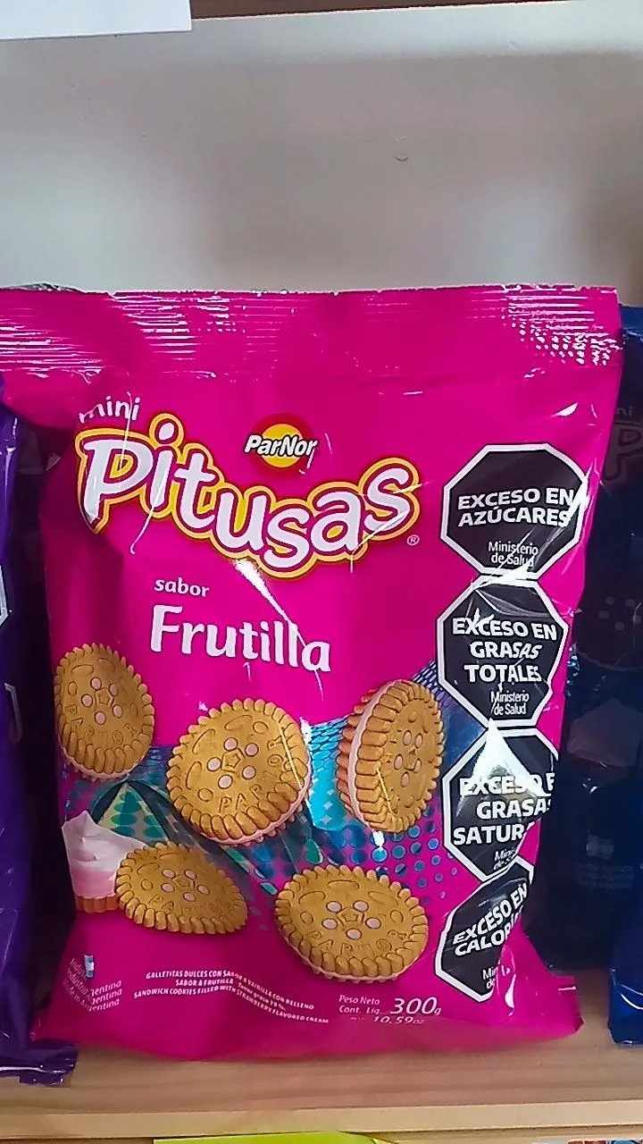 Galletitas pitusas frutilla 160g