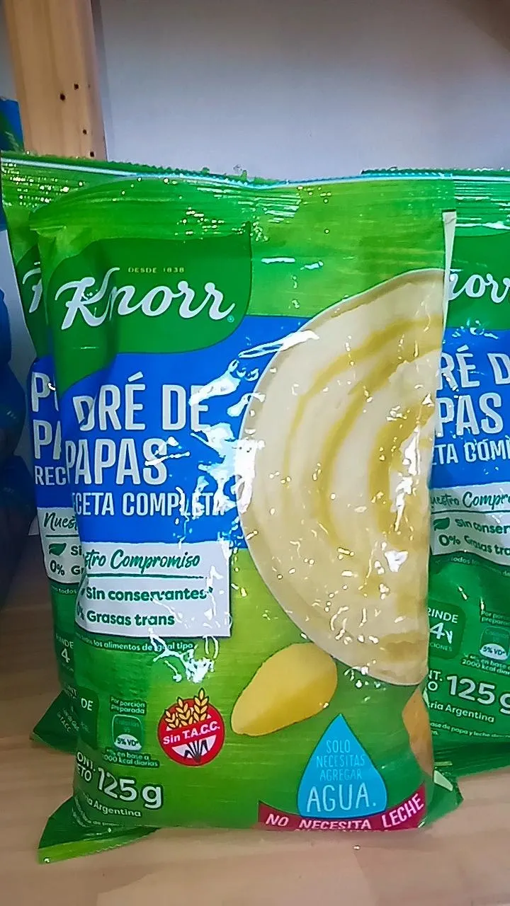 Puré papás knorr