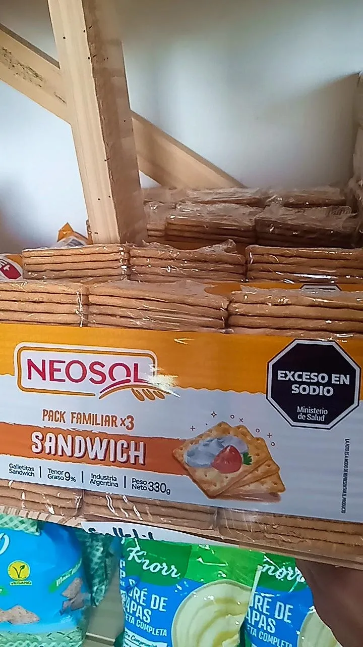 SIN STOCK- Galletitas saladas neosol x3