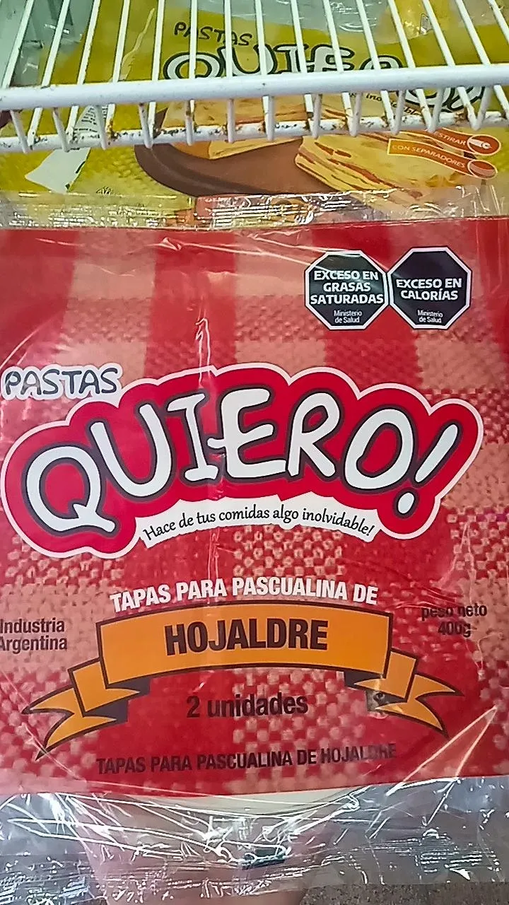 Tapa pascualina quiero hojaldre
