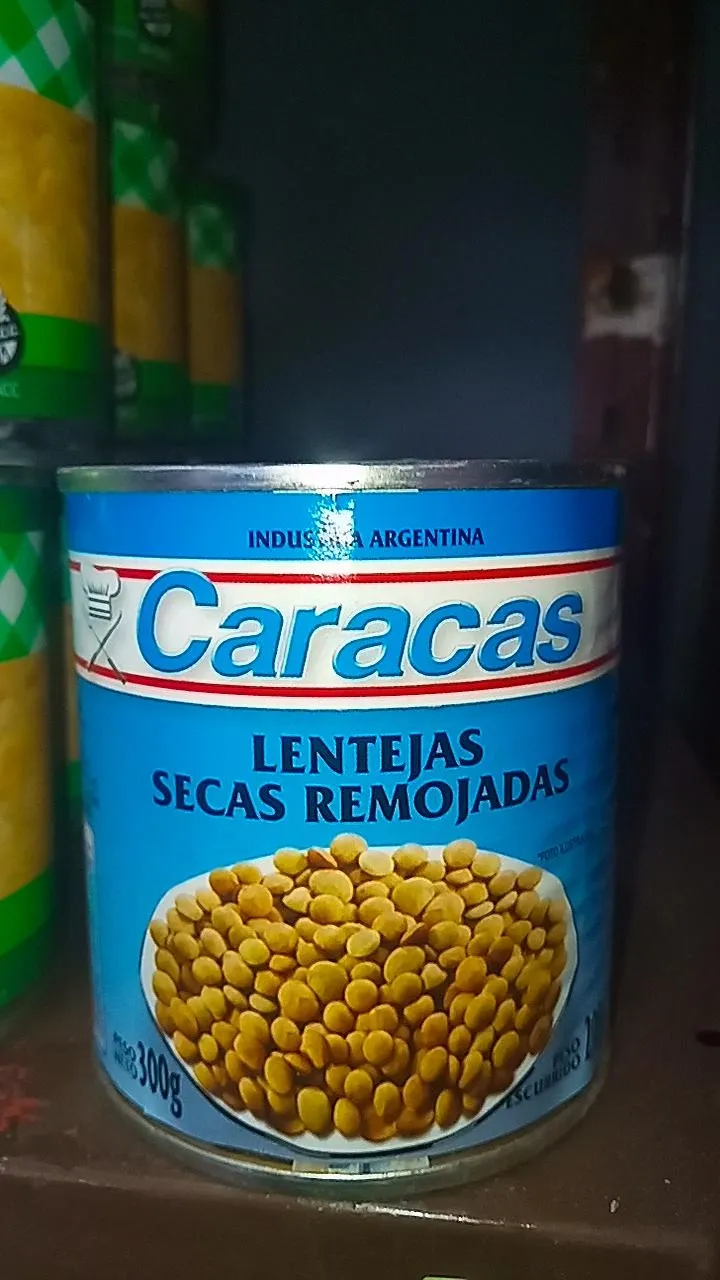 SIN STOCK - Lentejas en lata caracas
