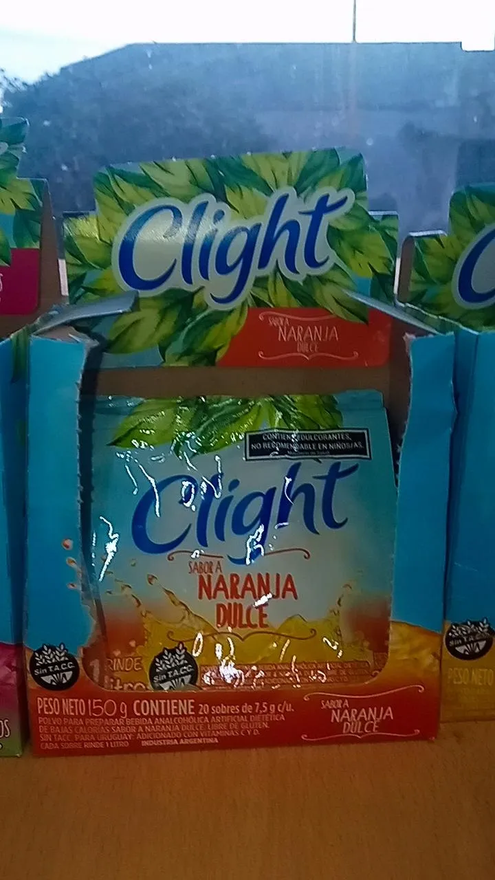 SIN STOCK - Jugo en polvo clight naranja dulce