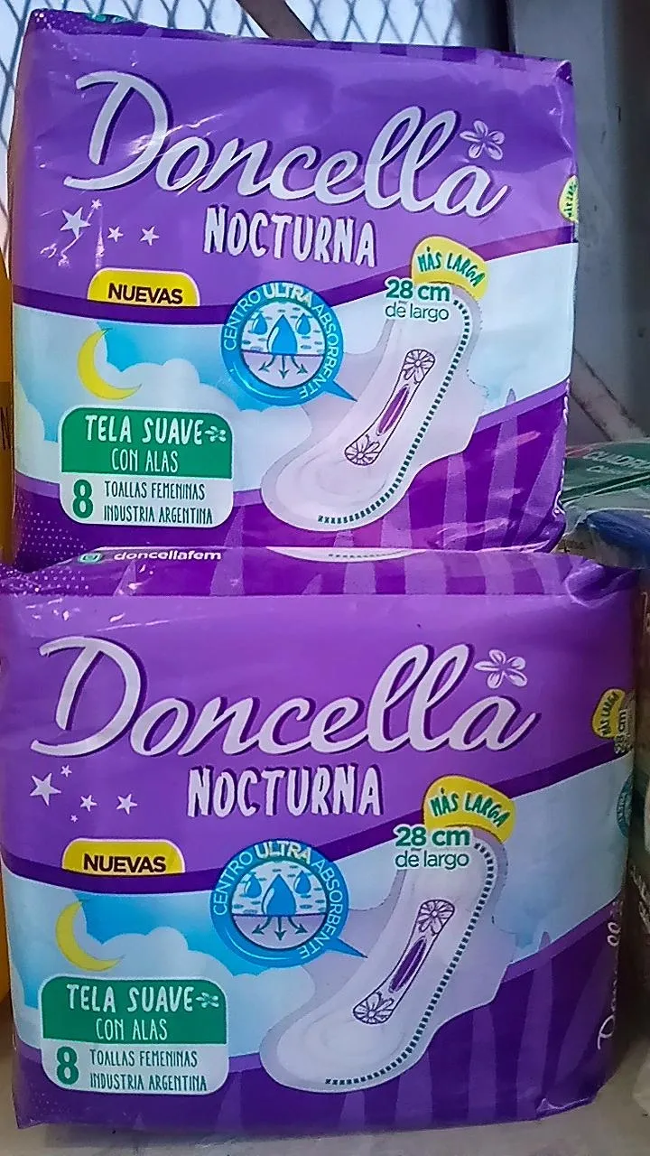 Toallitas femeninas nocturnas
