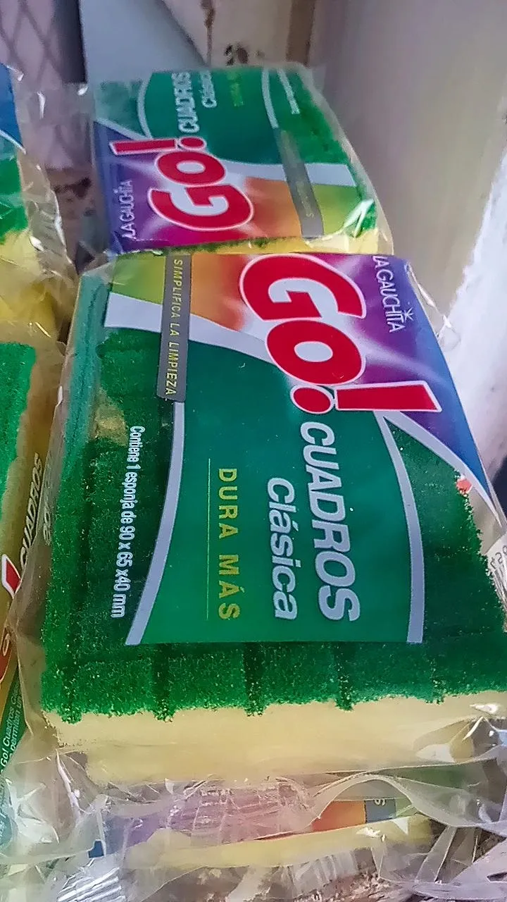 Esponja lava platos cuadrada