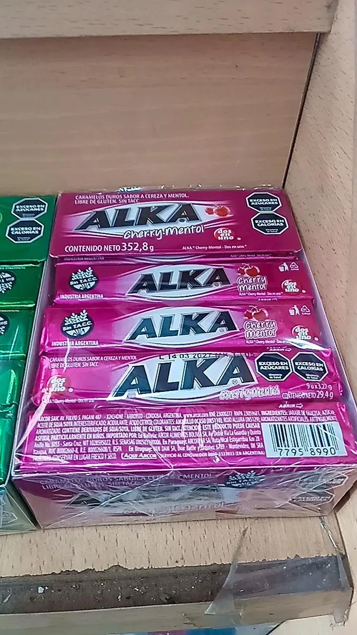 SIN STOCK - Caramelos alka cherry