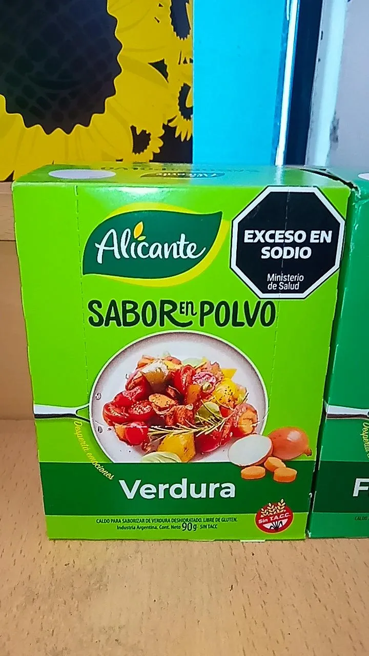 Sobre saborizantes alicante Verdura