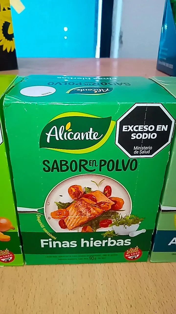 Sobre saborizantes alicante finas hierbas