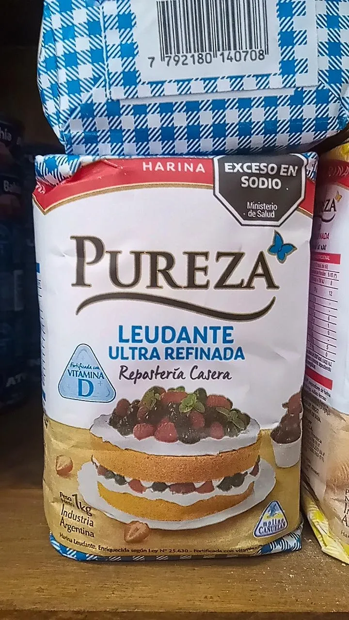 Harina pureza leudante x1kg