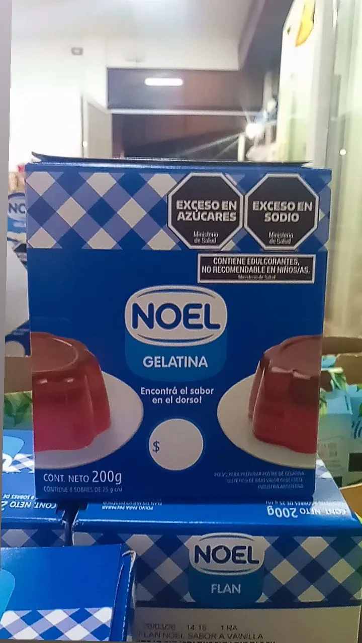 Gelatina sobre. Cereza/frutilla