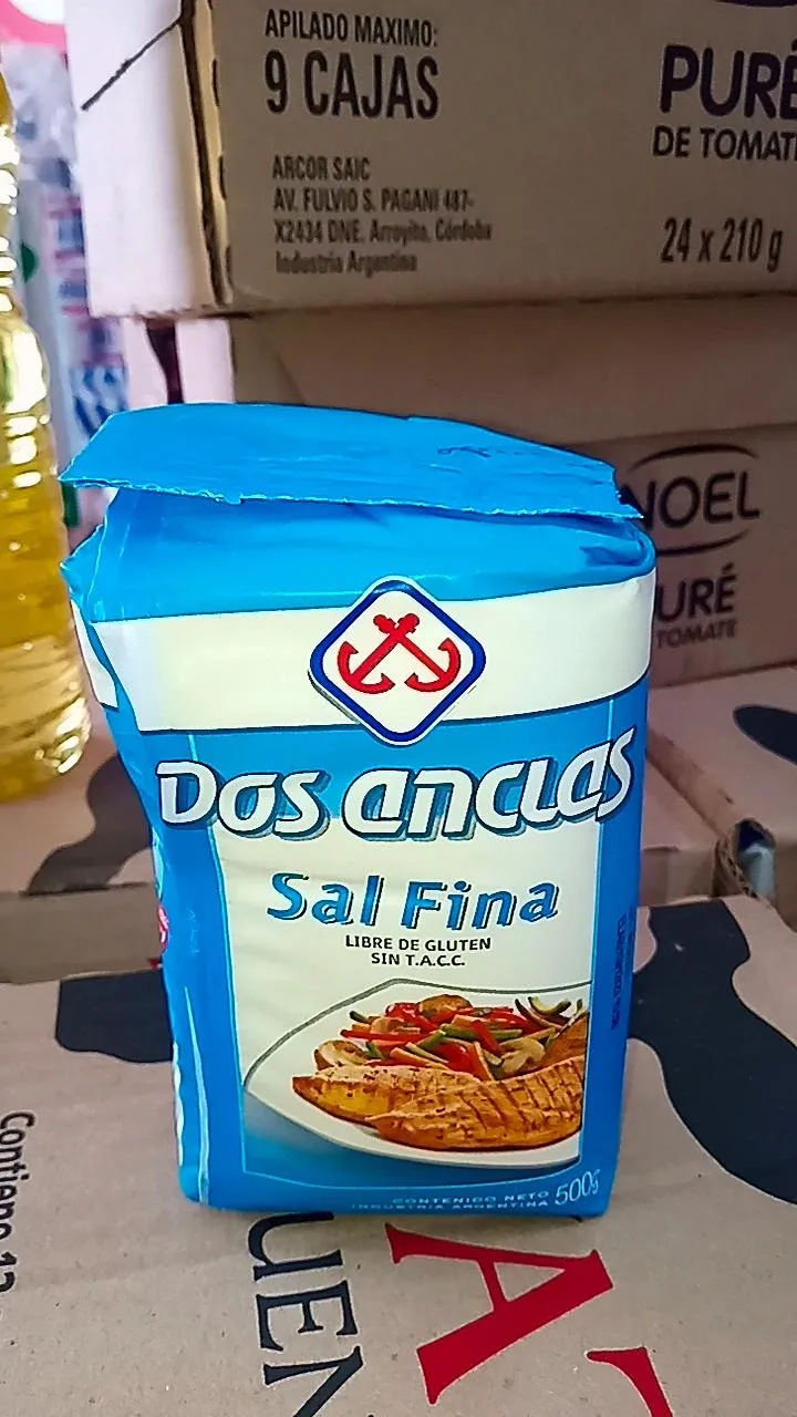 Sal fina dos anclas