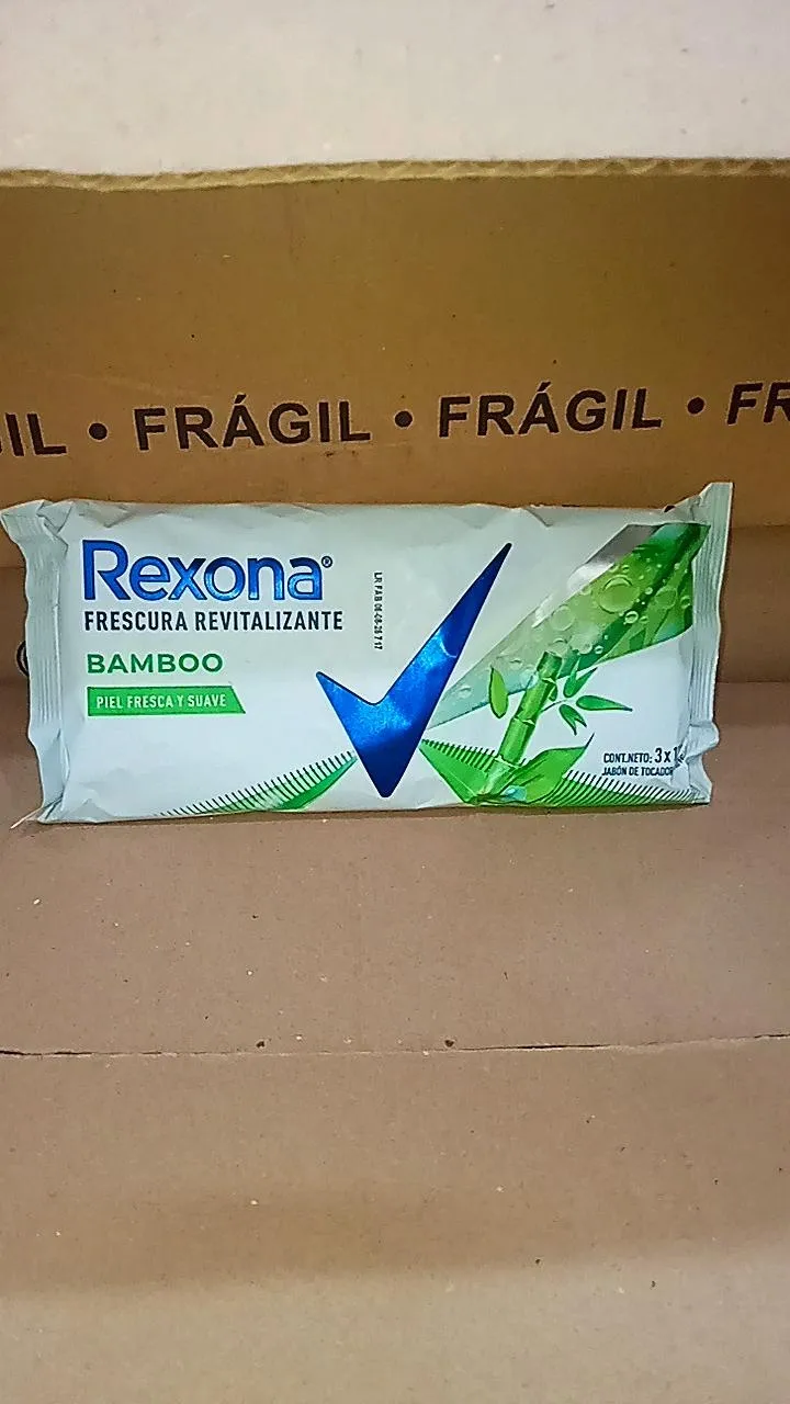 Jabón tocador Rexona Bamboo x 3