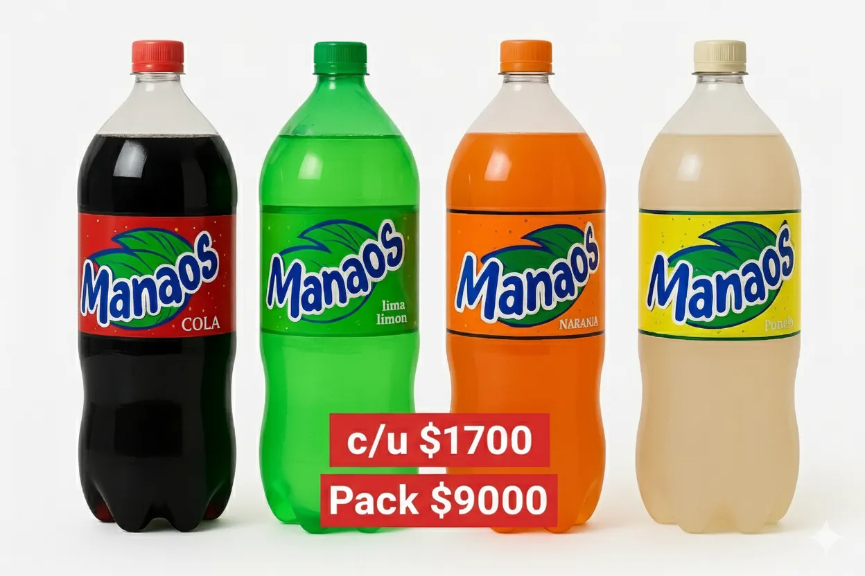 Gaseosa manos 3Lts